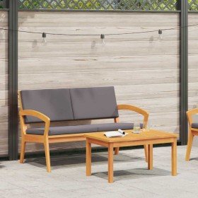 Conjunto bistro 2 pcs Aceite Natural Madera de Acacia Sólida en Sofás de exterior | Comprar online en Foru.es