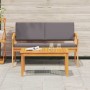 Conjunto bistro 2 pcs Aceite Natural Madera de Acacia Sólida en Sofás de exterior | Comprar online en Foru.es