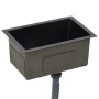 Fregadero de cocina hecho a mano acero inoxidable negro de vidaXL, Fregaderos - Ref: Foro24-145082, Precio: 116,92 €, Descuen...