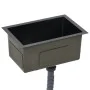 Handgefertigte Küchenspüle aus schwarzem Edelstahl von vidaXL, Sinkt - Ref: Foro24-145082, Preis: 102,66 €, Rabatt: %