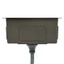 Handgefertigte Küchenspüle aus schwarzem Edelstahl von vidaXL, Sinkt - Ref: Foro24-145082, Preis: 102,66 €, Rabatt: %