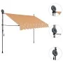 Toldo manual retráctil con LED amarillo y azul 250 cm de vidaXL, Toldos - Ref: Foro24-145851, Precio: 91,29 €, Descuento: %