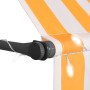 Toldo manual retráctil con LED blanco y naranja 250 cm de vidaXL, Toldos - Ref: Foro24-145858, Precio: 86,65 €, Descuento: %