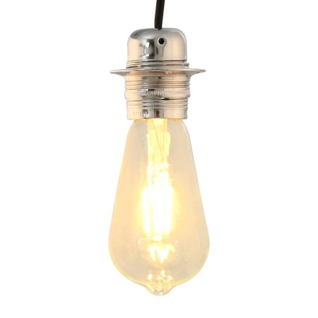 Portalámparas 2 uds níquel satinado E27 en Accesorios para iluminación | Comprar online en Foru.es