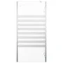 Mampara de baño vidrio templado a rayas 120x68x130 cm de vidaXL, Puertas de ducha - Ref: Foro24-146226, Precio: 231,57 €, Des...