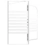 Mampara de baño vidrio templado a rayas 120x68x130 cm de vidaXL, Puertas de ducha - Ref: Foro24-146226, Precio: 231,57 €, Des...