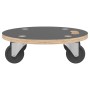 Soportes con ruedas 2 uds redondos Ø38x11,5 cm de vidaXL, Plataformas de carga y palés - Ref: Foro24-154892, Precio: 54,16 €,...