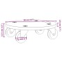 Soportes con ruedas 2 uds redondos Ø38x11,5 cm de vidaXL, Plataformas de carga y palés - Ref: Foro24-154892, Precio: 54,16 €,...
