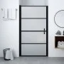 Duschtür aus gehärtetem Glas schwarz 100x178 cm von vidaXL, Duschtüren - Ref: Foro24-146663, Preis: 201,54 €, Rabatt: %