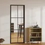 Innentür ESG-Glas und schwarzes Aluminium 76x201,5 cm von vidaXL, Türen für zu Hause - Ref: Foro24-151202, Preis: 233,66 €, R...