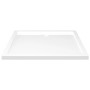 Plato de ducha rectangular blanco ABS 80x90 cm de vidaXL, Platos de ducha - Ref: Foro24-148908, Precio: 120,93 €, Descuento: %