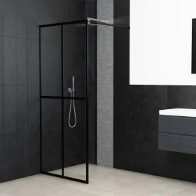 Transparent tempered glass shower screen 118x190 cm by vidaXL, Shower walls and screens - Ref: Foro24-145682, Price: 161,78 €...