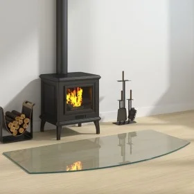 Placa de vidrio para chimenea 120x60 cm de vidaXL, Cristal - Ref: Foro24-324156, Precio: 61,19 €, Descuento: %