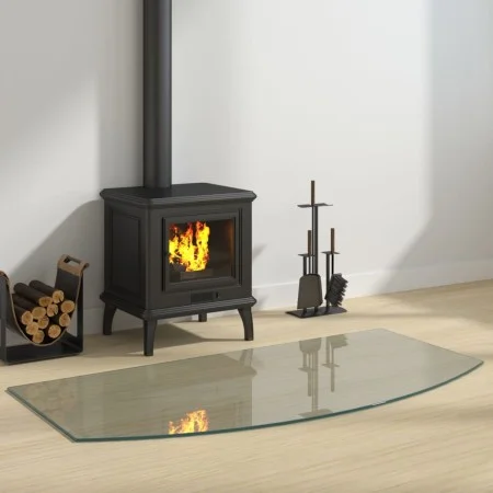 Glass plate for fireplace 120x60 cm by vidaXL, Glass - Ref: Foro24-324156, Price: 61,19 €, Discount: %