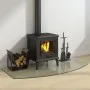 Glass plate for fireplace 120x60 cm by vidaXL, Glass - Ref: Foro24-324156, Price: 61,19 €, Discount: %