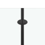 Mampara de ducha plegable 2 paneles ESG negro 95x140 cm de vidaXL, Puertas de ducha - Ref: Foro24-147193, Precio: 128,08 €, D...