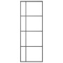 Puerta corredera ESG vidrio y aluminio negra 76x205cm de vidaXL, Puertas para el hogar - Ref: Foro24-151678, Precio: 152,25 €...