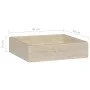 Cremefarbenes Marmorwaschbecken 40x40x10 cm von vidaXL, Sinkt - Ref: Foro24-149168, Preis: 150,44 €, Rabatt: %