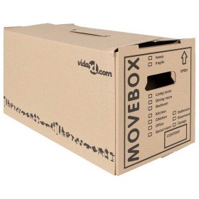 Caja de Mudanza 20 pcs Natural 59 x 31,5 x 31,5 cm Cartón en Organización y almacenamiento | Comprar online en Foru.es