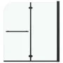 Faltbare Duschwand 2 Paneele ESG schwarz 120x140 cm von vidaXL, Duschtüren - Ref: Foro24-147194, Preis: 148,13 €, Rabatt: %