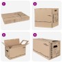 Caja de Mudanza 20 pcs Natural 59 x 31,5 x 31,5 cm Cartón en Organización y almacenamiento | Comprar online en Foru.es