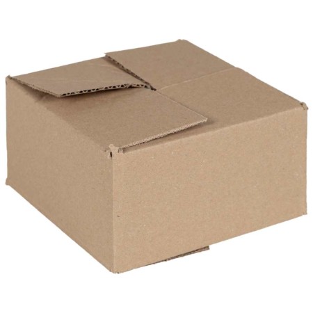 Caja Plegable 50 pcs Natural 15 x 15 x 8 cm Cartón en Organización y almacenamiento | Comprar online en Foru.es