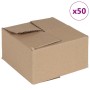 Caja Plegable 50 pcs Natural 15 x 15 x 8 cm Cartón en Organización y almacenamiento | Comprar online en Foru.es