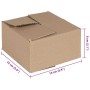 Caja Plegable 50 pcs Natural 15 x 15 x 8 cm Cartón en Organización y almacenamiento | Comprar online en Foru.es