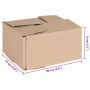 Caja Plegable 50 pcs Natural 20 x 15 x 10 cm Cartón en Organización y almacenamiento | Comprar online en Foru.es