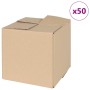 Caja Plegable 50 pcs Natural 20 x 20 x 20 cm Cartón en Organización y almacenamiento | Comprar online en Foru.es
