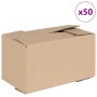 Caja Plegable 50 pcs Natural 24 x 13 x 13 cm Cartón en Organización y almacenamiento | Comprar online en Foru.es