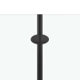 Mampara de ducha plegable 3 paneles ESG 130x138 cm negro de vidaXL, Puertas de ducha - Ref: Foro24-147191, Precio: 152,76 €, ...