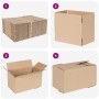 Caja Plegable 50 pcs Natural 24 x 13 x 13 cm Cartón en Organización y almacenamiento | Comprar online en Foru.es