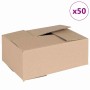 Caja Plegable 50 pcs Natural 25 x 17,5 x 10 cm Cartón en Organización y almacenamiento | Comprar online en Foru.es