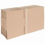Caja Plegable 50 pcs Natural 25 x 17,5 x 10 cm Cartón en Organización y almacenamiento | Comprar online en Foru.es