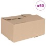 Caja Plegable 50 pcs Natural 30 x 21,5 x 14 cm Cartón en Organización y almacenamiento | Comprar online en Foru.es