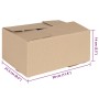 Caja Plegable 50 pcs Natural 30 x 21,5 x 14 cm Cartón en Organización y almacenamiento | Comprar online en Foru.es
