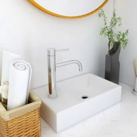 Lavabo SMC blanco 400x220x90 mm de vidaXL, Lavabos - Ref: Foro24-146513, Precio: 64,81 €, Descuento: %