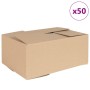 Caja Plegable 50 pcs Natural 35 x 24 x 15 cm Cartón en Organización y almacenamiento | Comprar online en Foru.es
