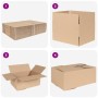 Caja Plegable 50 pcs Natural 35 x 24 x 15 cm Cartón en Organización y almacenamiento | Comprar online en Foru.es