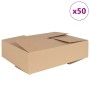 Caja Plegable 50 pcs Natural 40 x 30 x 10 cm Cartón en Organización y almacenamiento | Comprar online en Foru.es