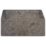 Lavabo de mármol gris con brillo 45x30x12 cm de vidaXL, Lavabos - Ref: Foro24-149156, Precio: 124,11 €, Descuento: %
