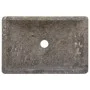 Lavabo de mármol gris con brillo 45x30x12 cm de vidaXL, Lavabos - Ref: Foro24-149156, Precio: 124,11 €, Descuento: %