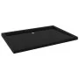 Plato de ducha rectangular negro ABS 80x110 cm de vidaXL, Platos de ducha - Ref: Foro24-148918, Precio: 123,75 €, Descuento: %