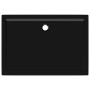 Plato de ducha rectangular negro ABS 80x110 cm de vidaXL, Platos de ducha - Ref: Foro24-148918, Precio: 121,01 €, Descuento: %