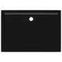 Plato de ducha rectangular negro ABS 80x110 cm de vidaXL, Platos de ducha - Ref: Foro24-148918, Precio: 123,75 €, Descuento: %