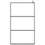 Begehbare Duschwand ESG transparentes Glas schwarz 115x195cm von vidaXL, Duschwände und Duschwände - Ref: Foro24-149151, Prei...