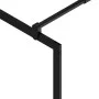 Begehbare Duschwand ESG transparentes Glas schwarz 115x195cm von vidaXL, Duschwände und Duschwände - Ref: Foro24-149151, Prei...