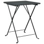 Juego bistró plegable 3 piezas ratán sintético negro de vidaXL, Conjuntos de jardín - Ref: Foro24-319989, Precio: 134,30 €, D...