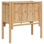 Cama elevada Marrón 70 x 35 x 70 cm Bambú en Macetas y jardineras | Comprar online en Foru.es